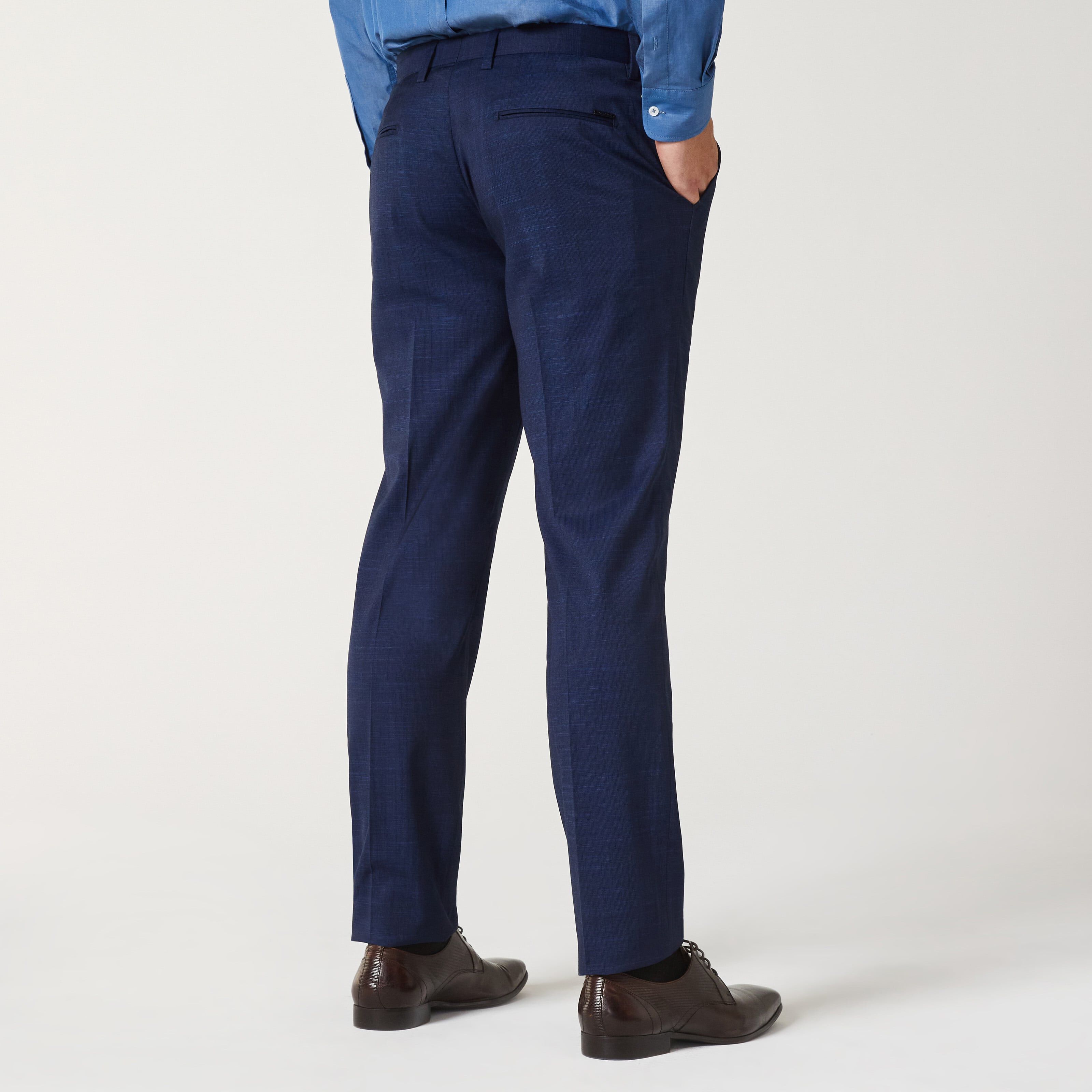 Regular Stretch Marle Tailored Pant Dark Blue Suit Pants Politix